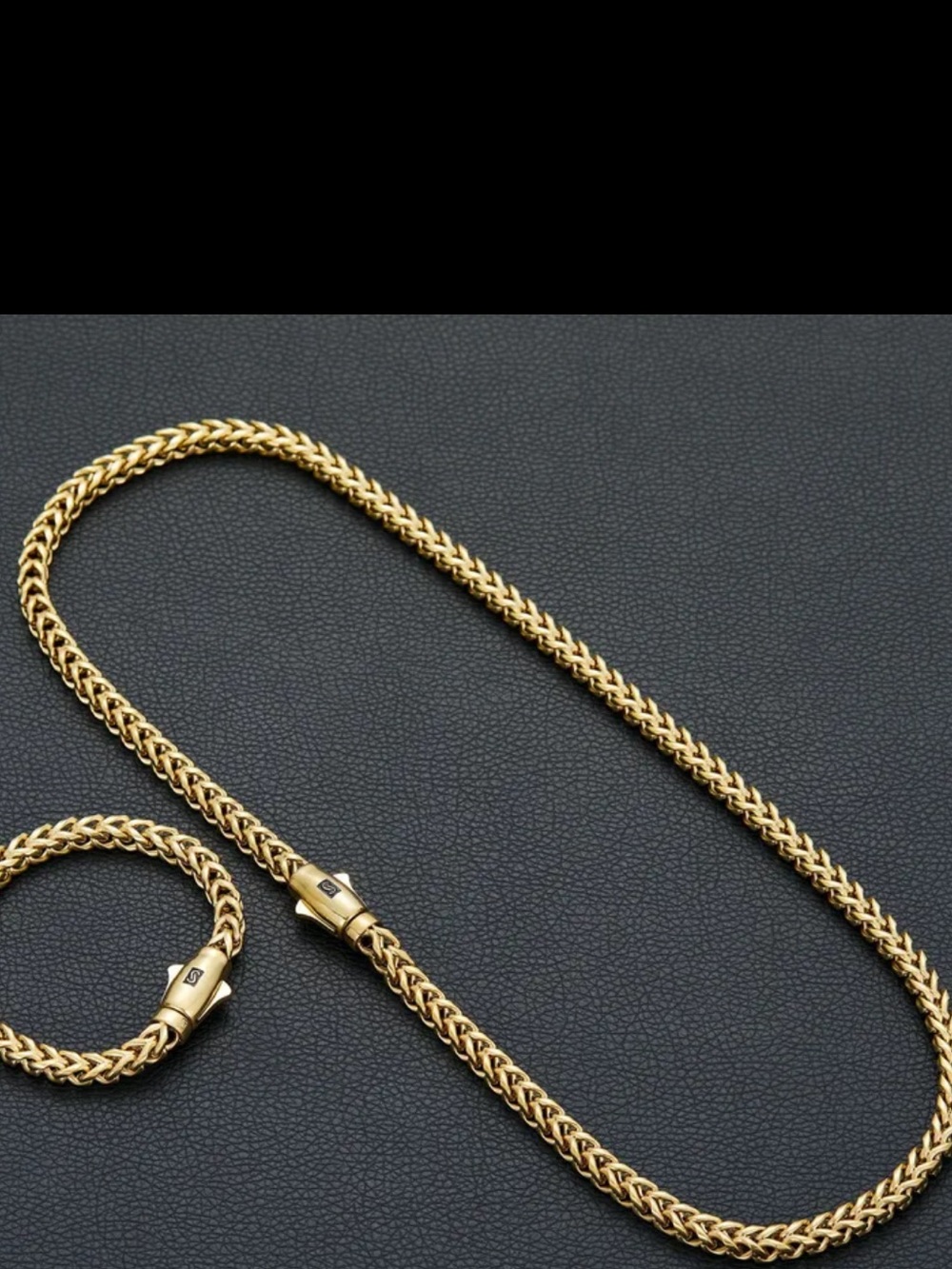 14k stamped Gold Tone Rope Chain Necklace only plated 14k